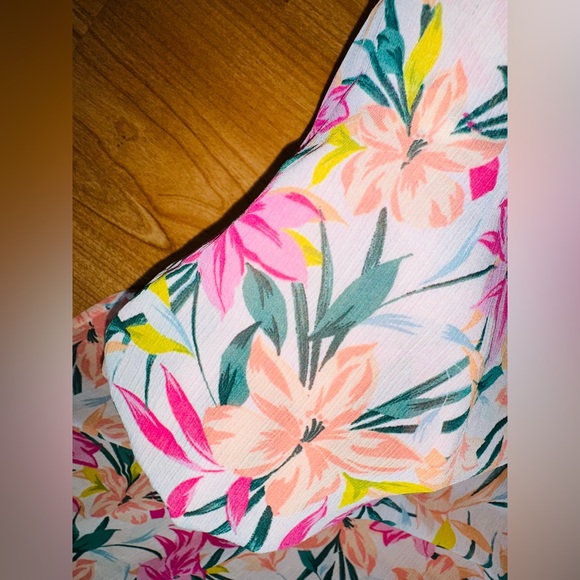 Jessica Simpson womens open long duster kimono L NEW cardigan Multicolor f - Picture 4 of 9